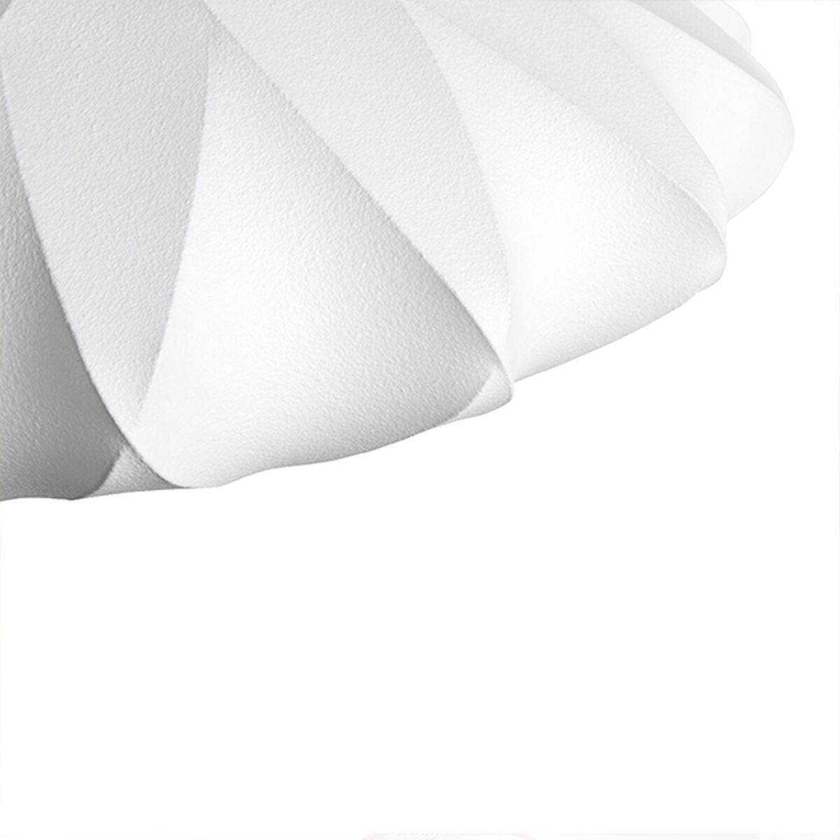 Suspension Nelson Saucer Crisscross Bubble Medium Blanc Cassé
