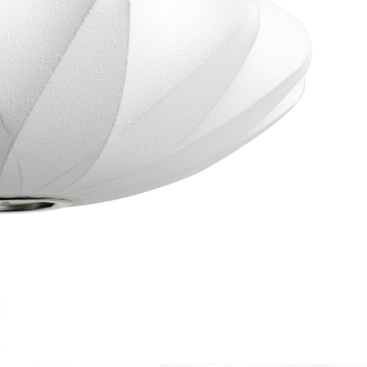 Suspension Nelson Saucer Crisscross Bubble Medium Blanc Cassé