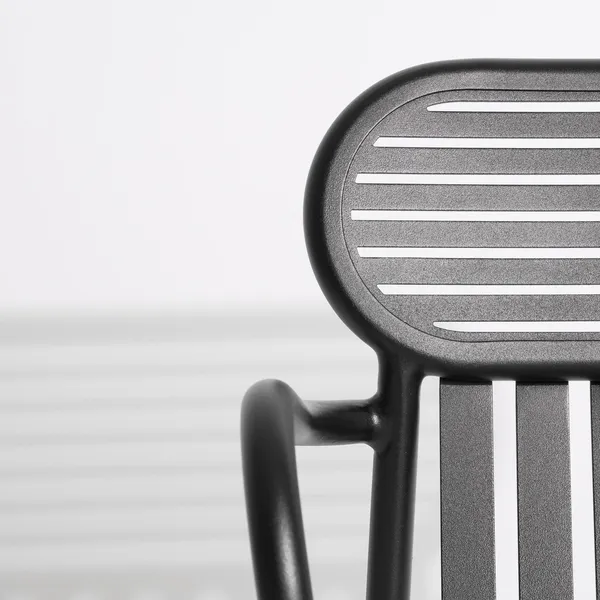 WEEK-END Dining Chair with Armrests Black