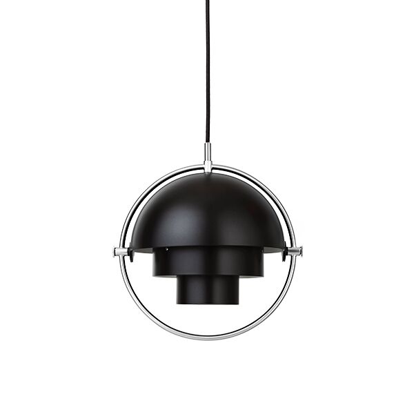 Multi-Lite Pendant Small Chrome & Black
