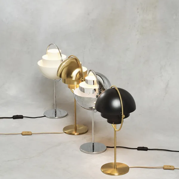 Multi-Lite Lampe à Poser Laiton & Noir