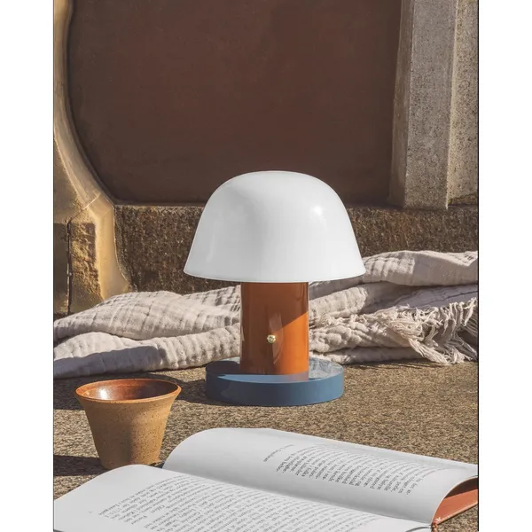 Setago JH27 Table Lamp Brown/ Blue