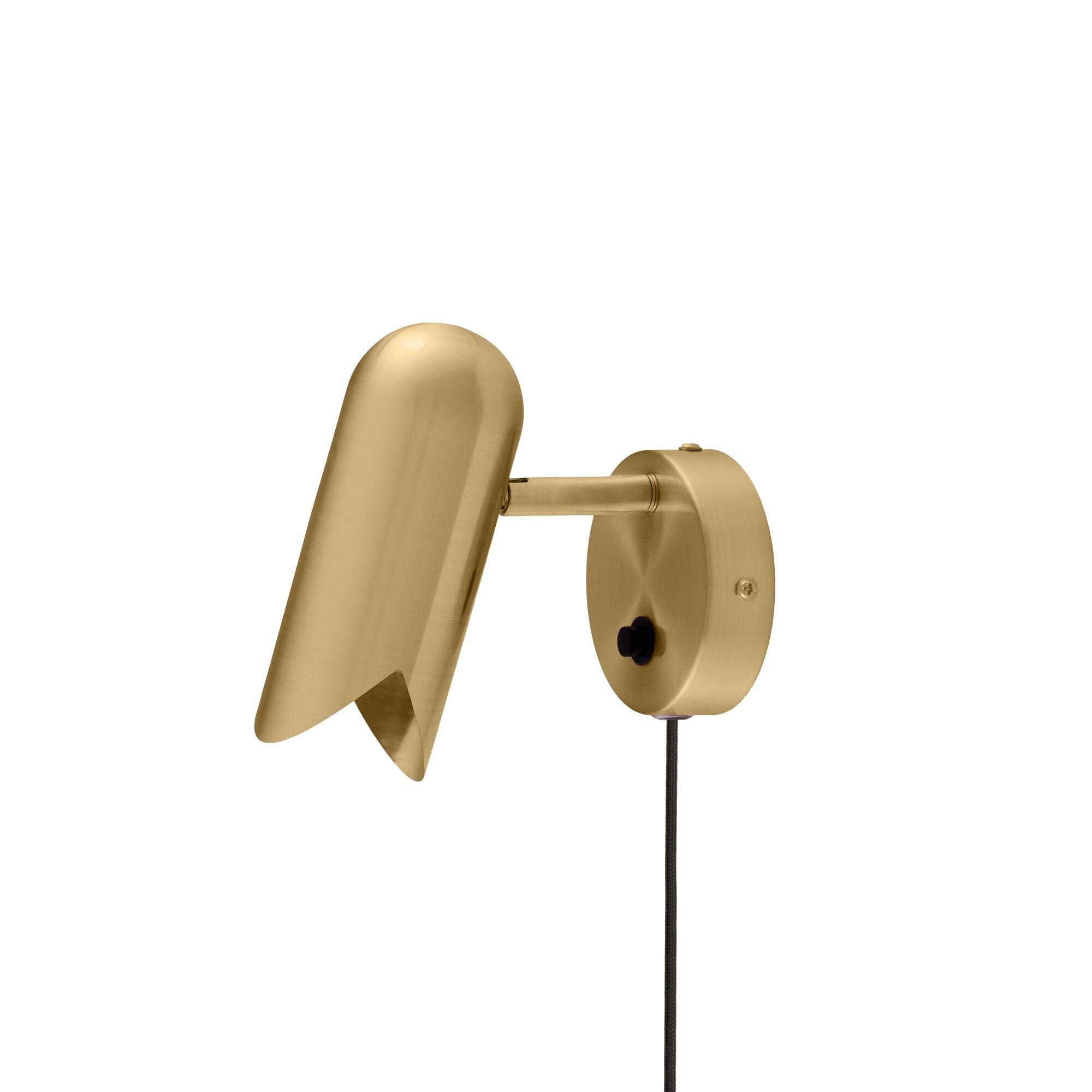 Savoy vegglampe børstet messing