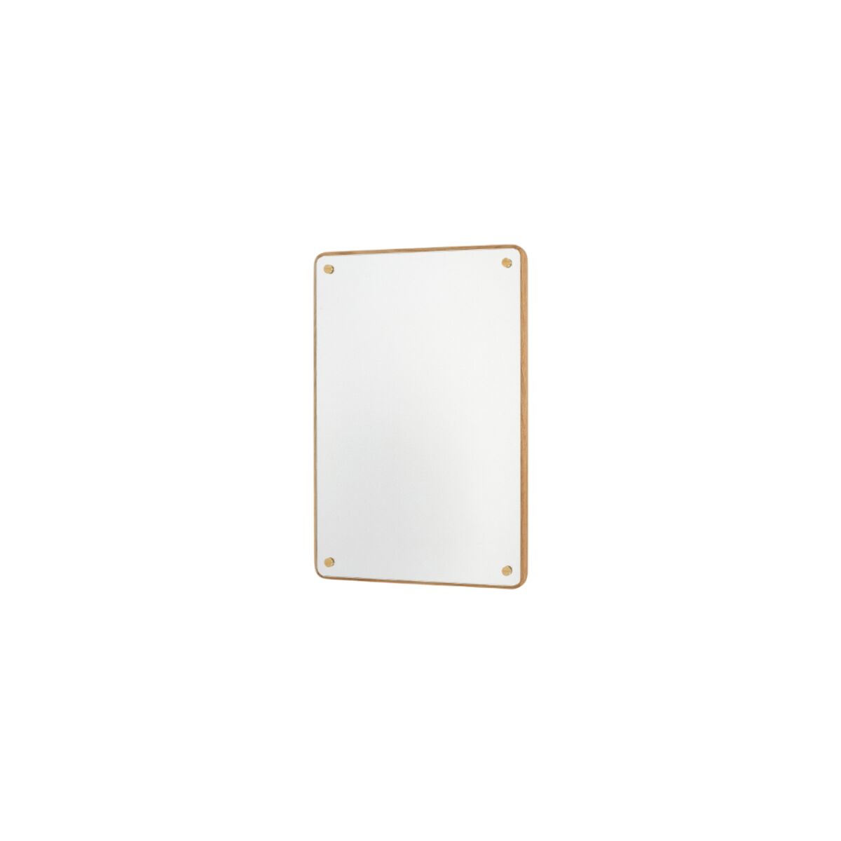 RM-1 Rectangular Spejl Lille Natural Eg
