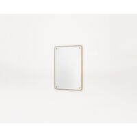 RM-1 Rectangular Spejl Lille Natural Eg