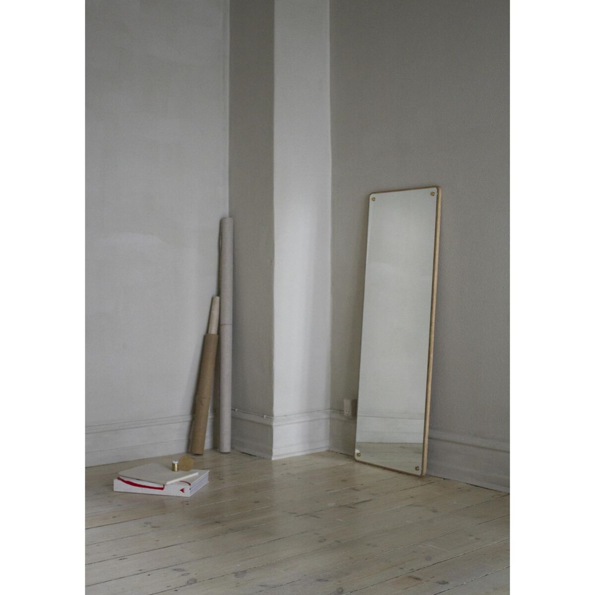 Espejo Rectangular RM-1 Grande de Roble Natural