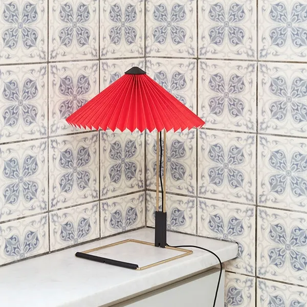 Matin Table Lamp Small Red