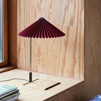 Matin Table Lamp Medium Dark Red