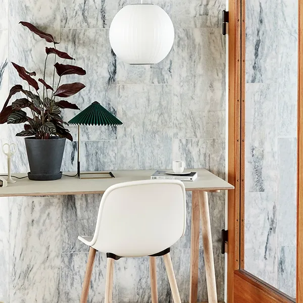 Nelson Ball Bubble Pendant Small Off-White