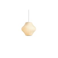 Nelson Pear Bubble Pendant Small Off-White