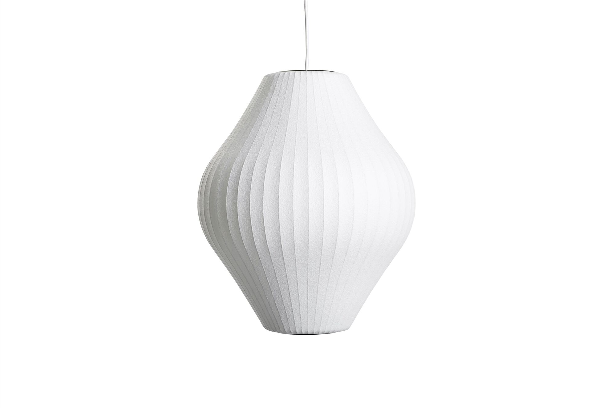 Nelson Pear Bubble Pendel Medium Off-White