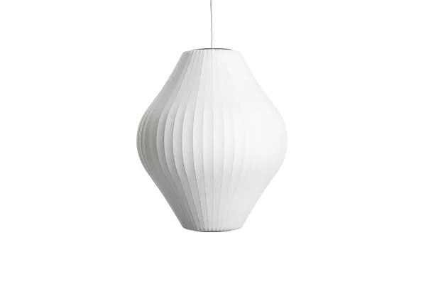 Nelson Pear Bubble Pendel Medium Off-White