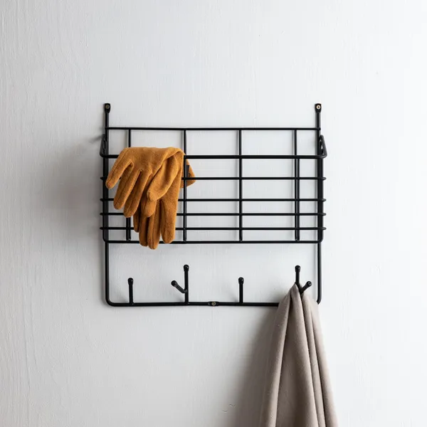 Mitten Coat Rack Small Black