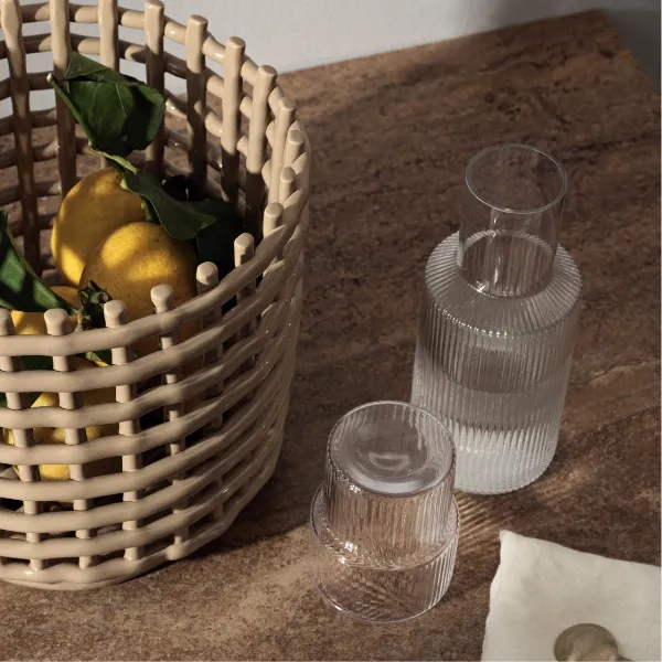 Ripple Glass Piccolo 6ml Set di 4 Trasparente