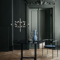 2097/18 Pendelleuchte Klein Chrom mit LED