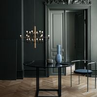 2097/18 Pendelleuchte Klein Messing