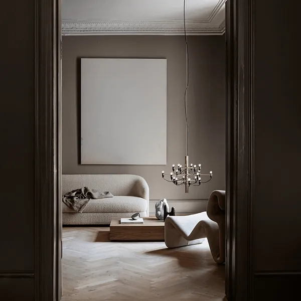 2097/18 Pendelleuchte Klein Messing