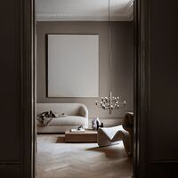 2097/18 Pendelleuchte Klein Messing