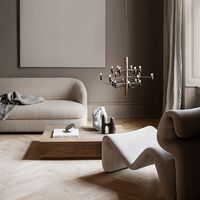 2097/18 Pendel Lille Messing med LED