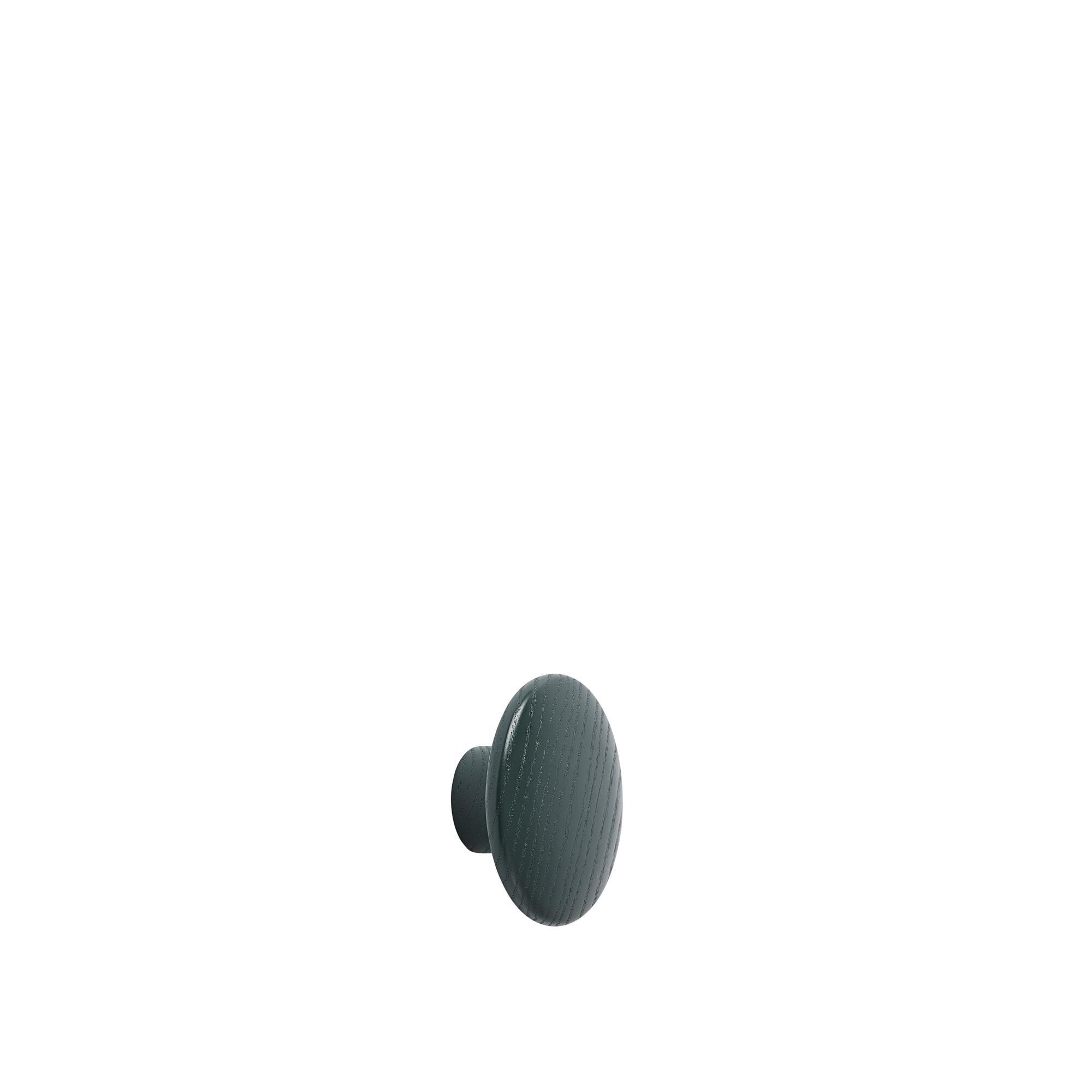 Dots Crochet Bois Ø6,5 Vert Foncé