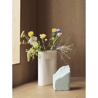Ridge Vase H48,5 Off White
