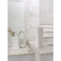 Ridge Vase H48,5 Off White