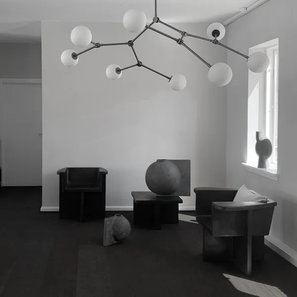 Drop Bulb Hanglamp Grijs