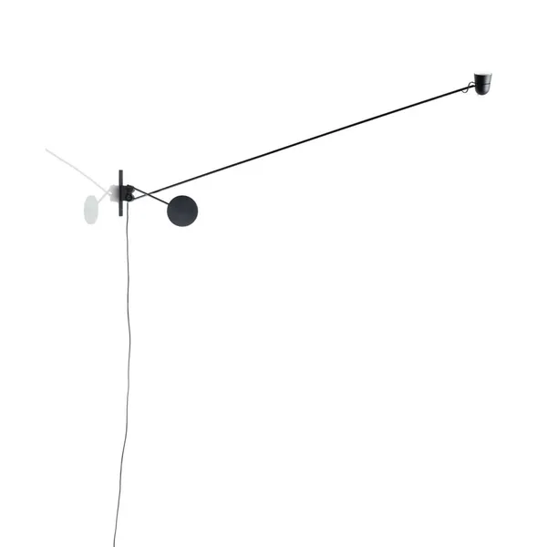Vegglampe Sort