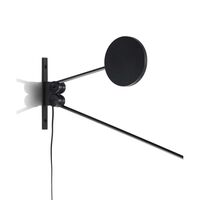 Vegglampe Sort