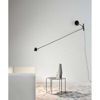 Vegglampe Sort