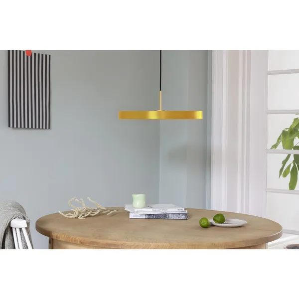 Asteria Pendant Yellow with Brass Top