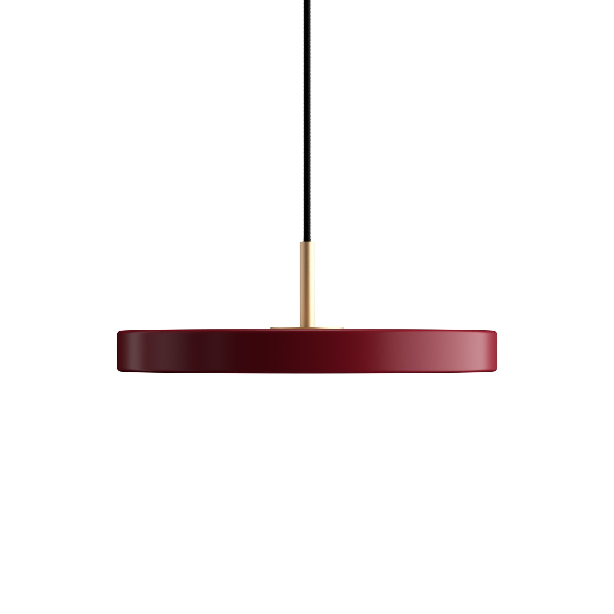 Suspension Asteria Mini Rouge avec Dessus en Laiton