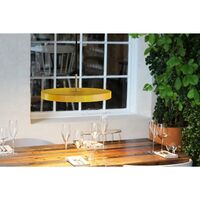 Asteria Mini Pendelleuchte Gelb mit Messing