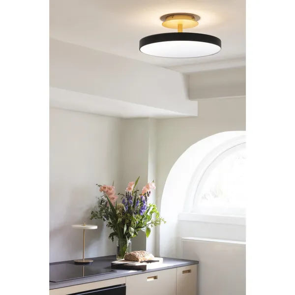Asteria Up Ceiling Light Gray