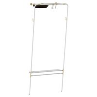 Lean On Me Clothes Rack White