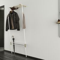 Lean On Me Clothes Rack White