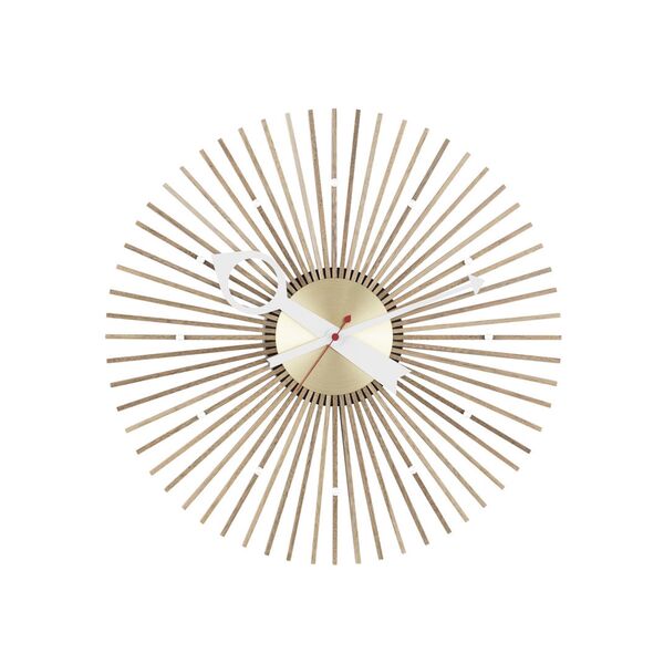 Popsicle Wanduhr Walnuss