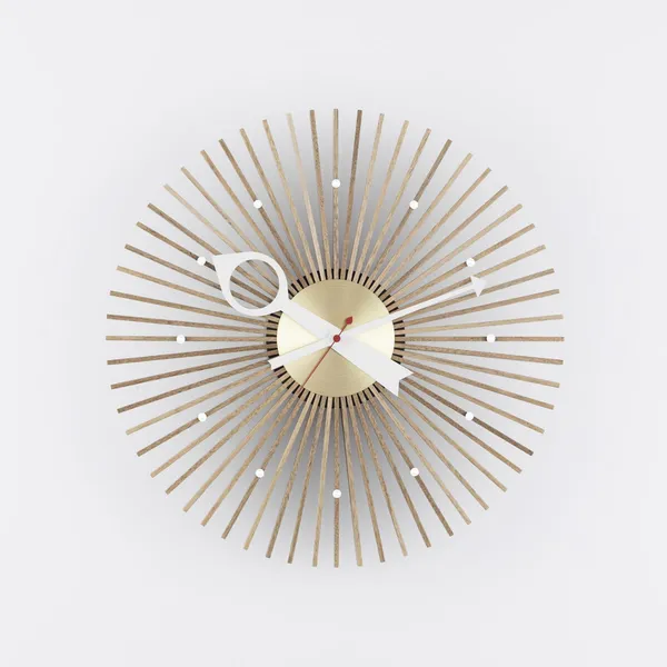 Popsicle Wall Clock Walnut