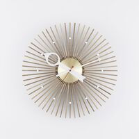 Popsicle Wall Clock Walnut