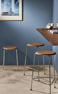 High Dot Stool Walnut