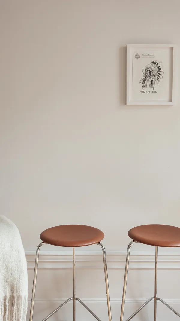 High Dot Stool Walnut