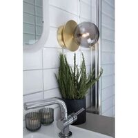 Art Deco Wall Lamp/ Ceiling Light Brushed Brass