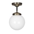 Alley Loftlampe Antik Messing/Hvid