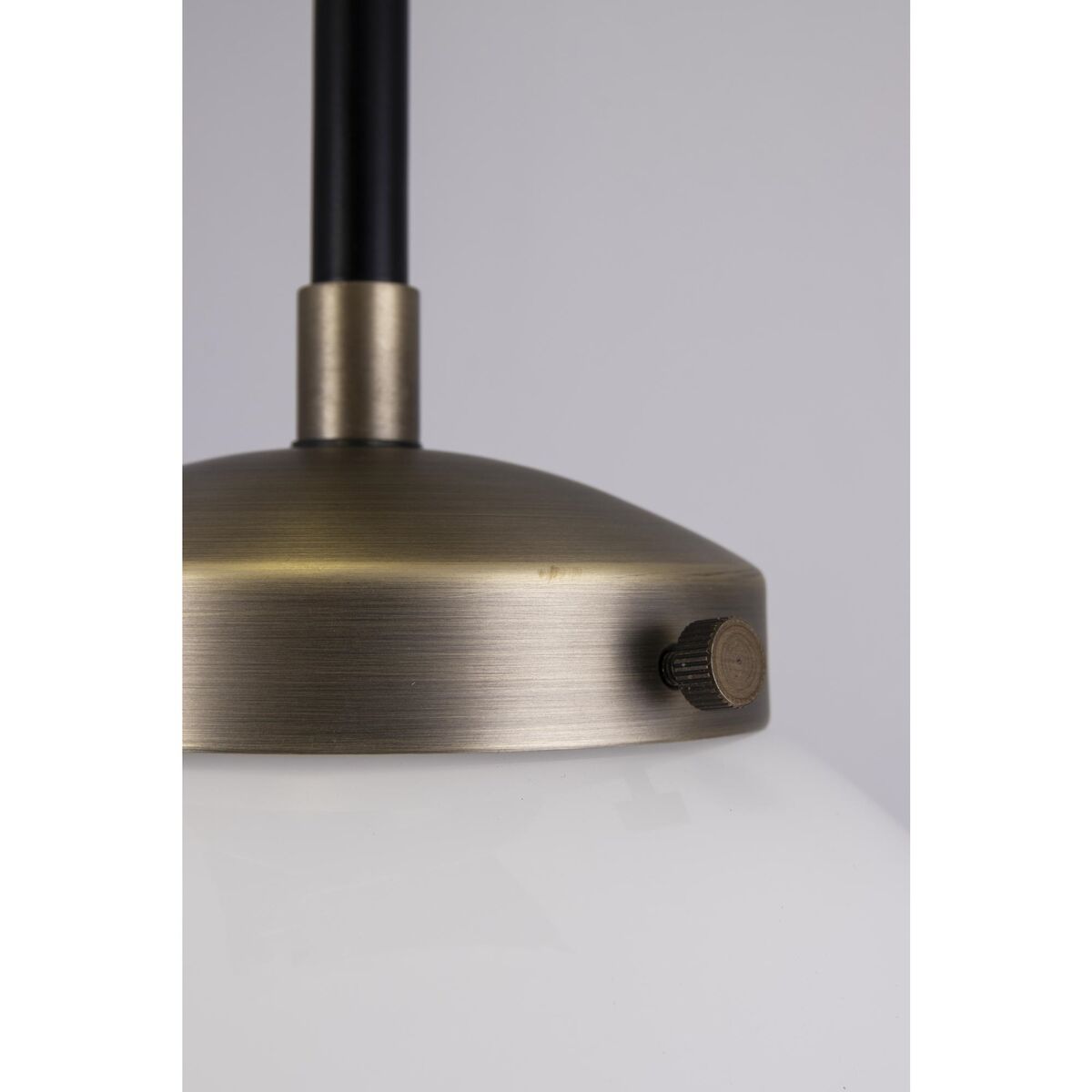 Alley Ceiling Light Antique Brass/ White