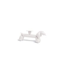 Can-Dog Candlestick White