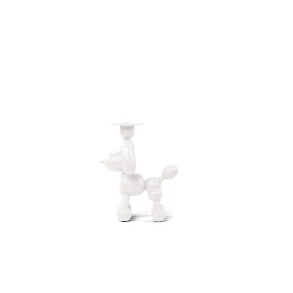 Can-Dolly Candle Holder White