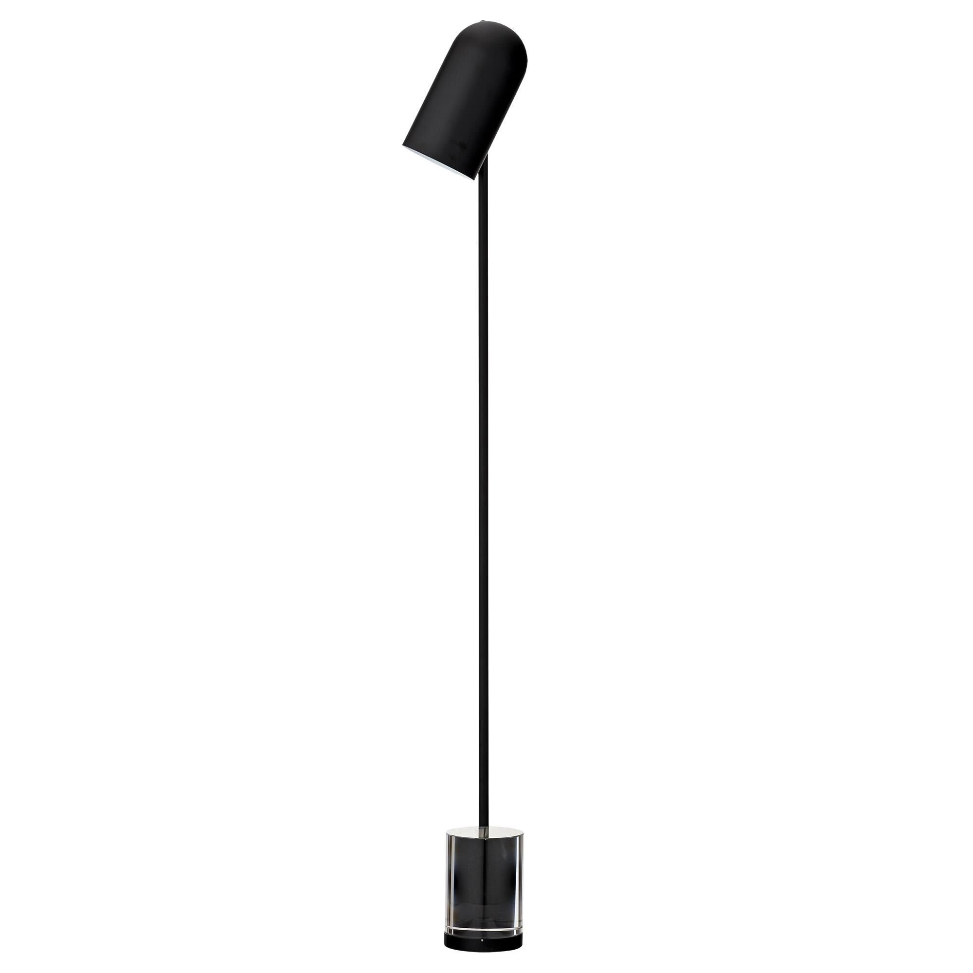 LUCEO Golvlampa Svart