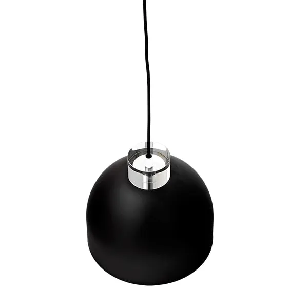 LUCEO Round Pendant Black Small