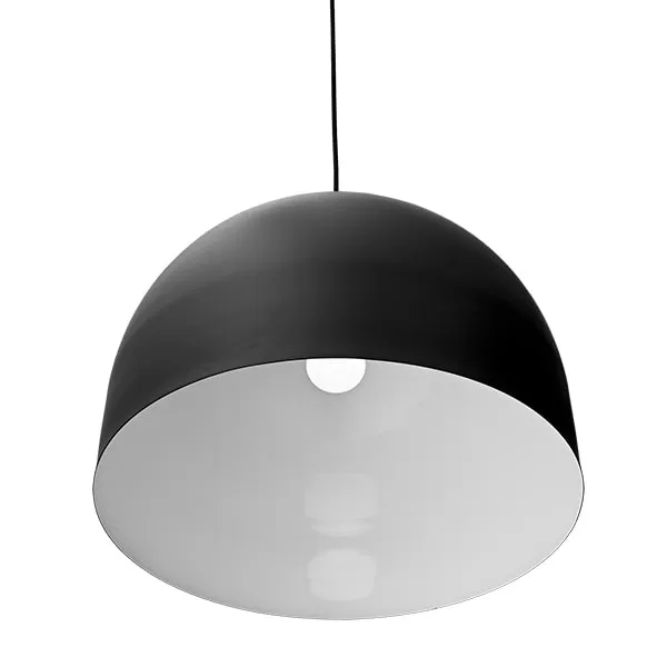 LUCEO Round Pendant Black Large