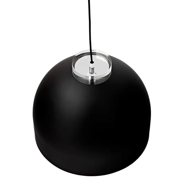 LUCEO Round Pendant Black Large